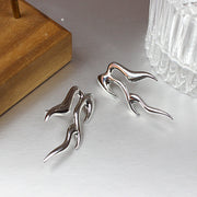 Metal Flame earrings